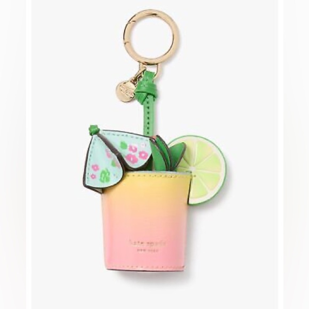 NWT, Kate Spade Playa Ombré bag charm